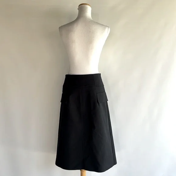 Tibi Snap Front A-Line Cargo Skirt - sz 8